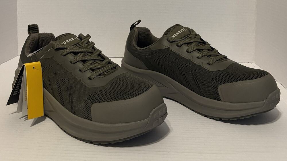 NEW Eurostar Women Size 10 Steel Toe Slip Resistant Oil Resistant Color Olive